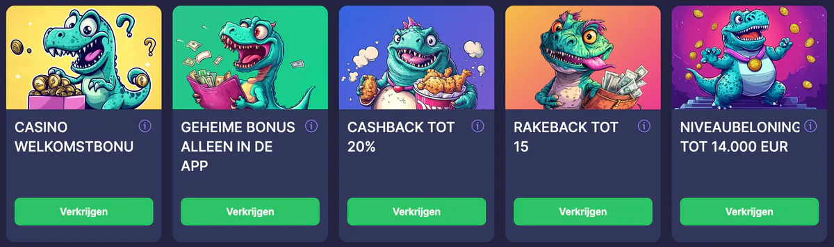 Actuele promoties en bonusaanbiedingen bij Binobet Casino